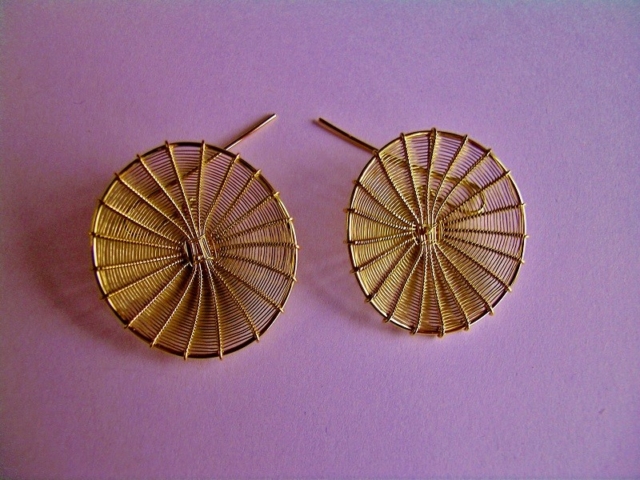 earrings Maja Houtman gold